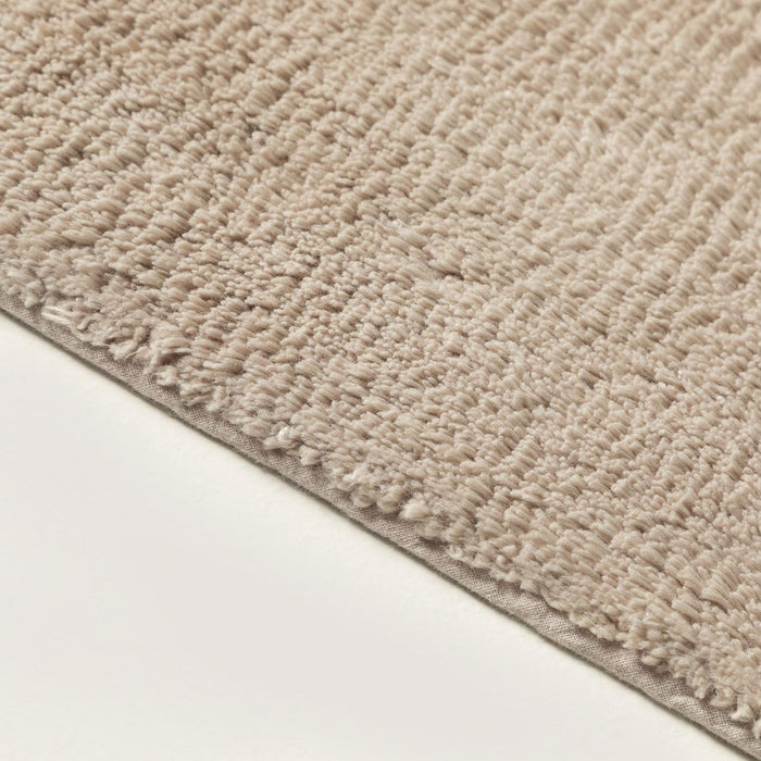 Solid Bath Mat 16x24 inch Dark Beige
