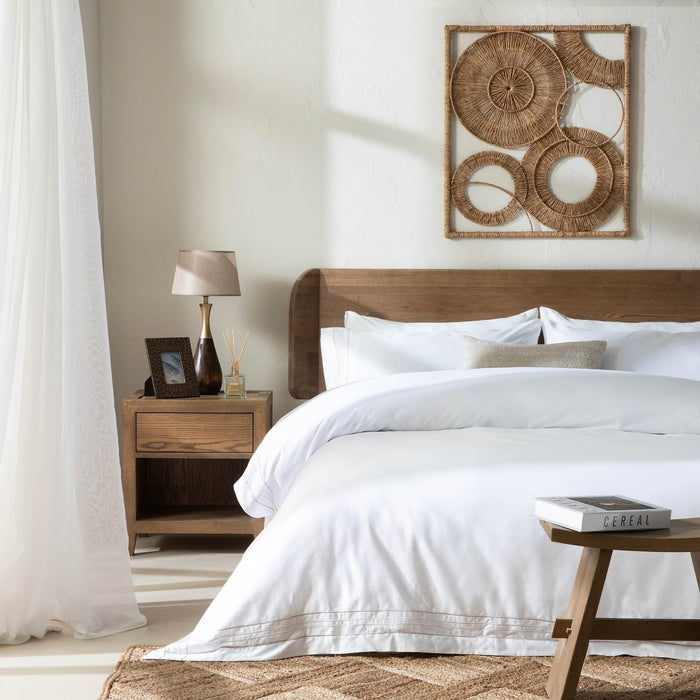 Celina Duvet Cover Set 90x92 inch Ecru