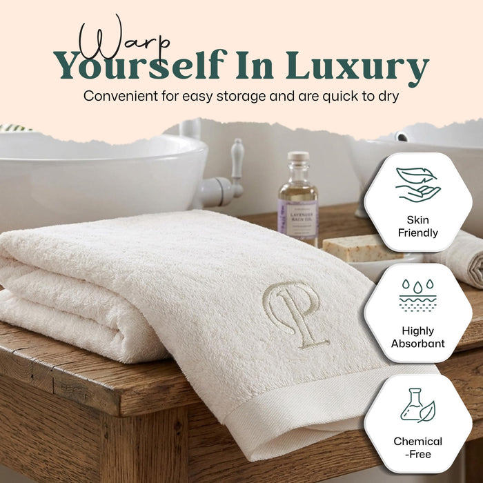 Solid Hand Towel 20x30 inch (P) Ecru