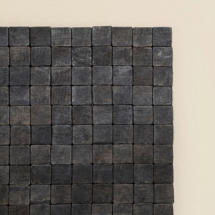 Costa Wooden Bath Mat 28x51 inch Black