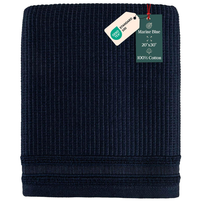 Anhor Hand Towel 20x30 inch Marine Blue