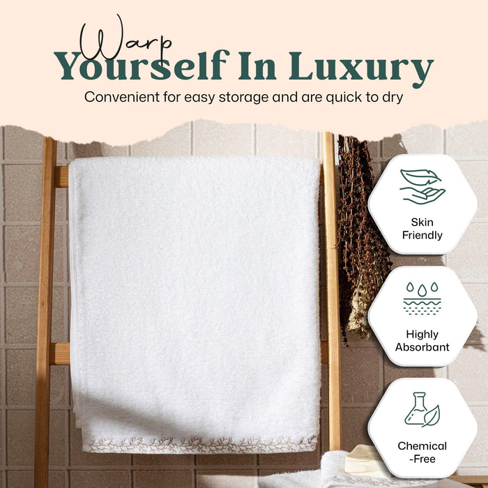 Coralle Bath Sheet 40x70 inch Ecru