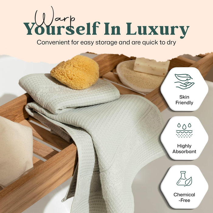 Frances Hand Towel 20x30 inch Smoke Green