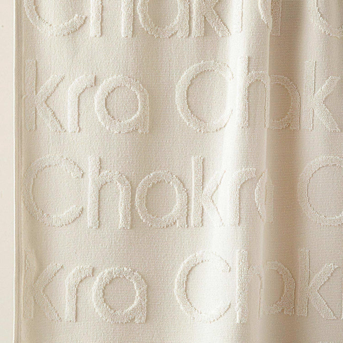 Chakra Logo Beach Towel Ecru