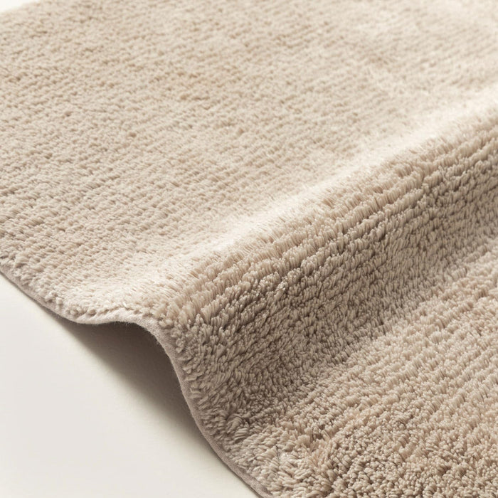 Solid Bamboo Bath Mat 24x40 inch Dark Beige