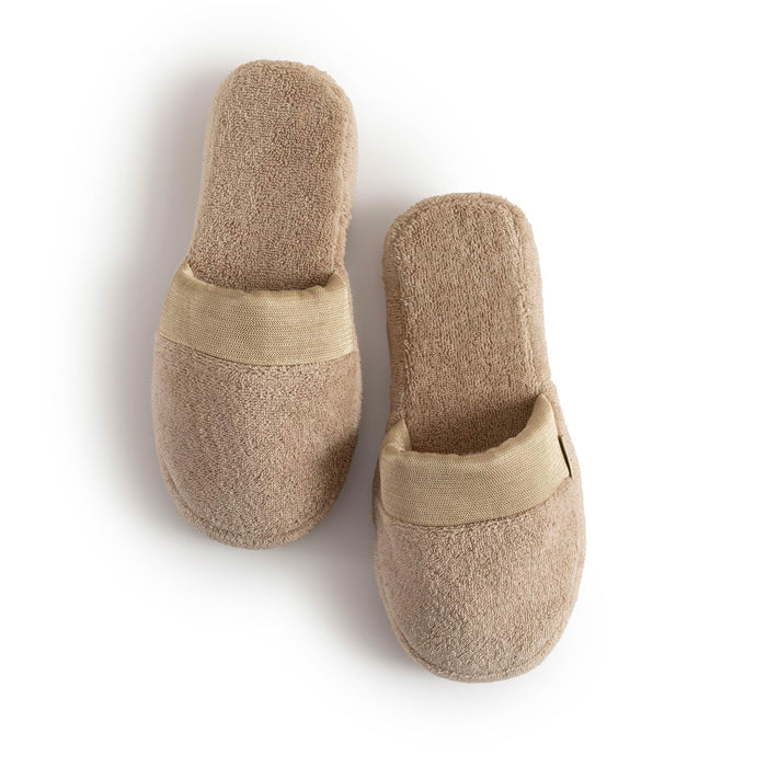 Floss Unisex Indoor House Slippers Dark Beige