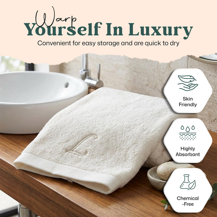 Solid Hand Towel 20x30 inch (L) Ecru