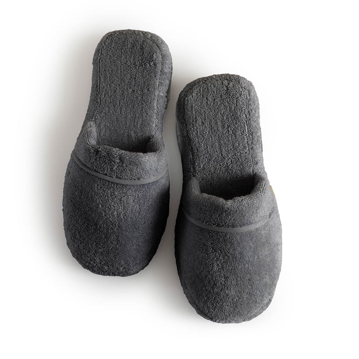 Solid Unisex Indoor House Slippers Anthracite