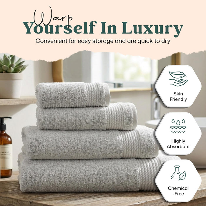Eva Hand Towel 20x30 inch Pearl Blue