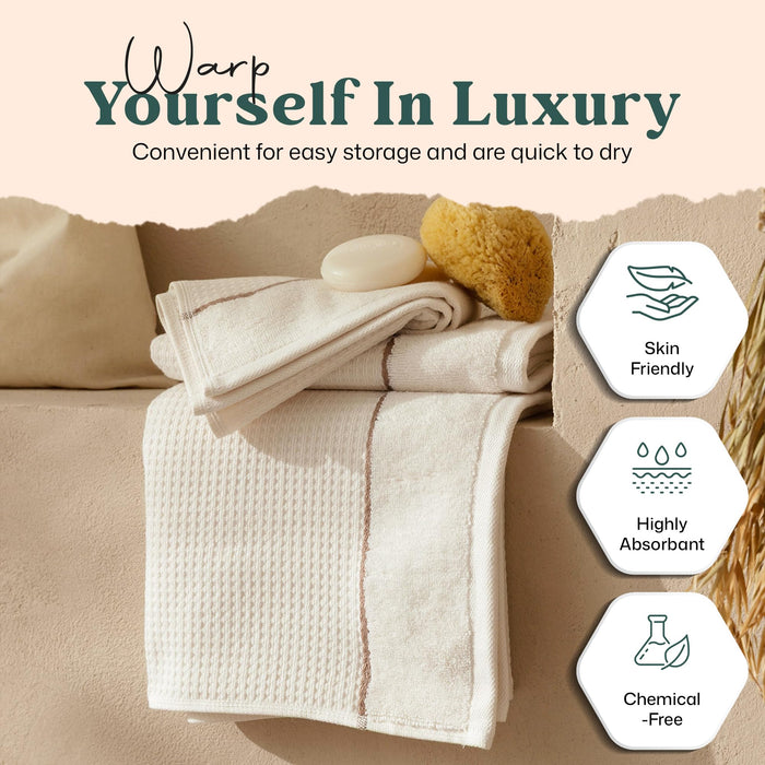 Pianta Hand Towel 20x30 inch Natural