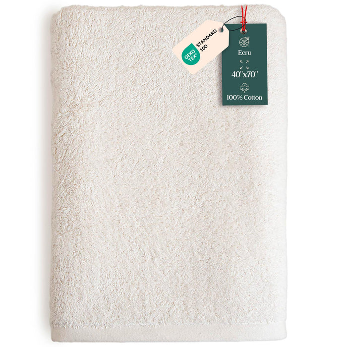 Solid Bath Sheet 40x70 inch Ecru