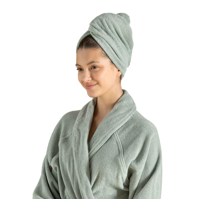 Solid Hair Bonnet Smoke Green