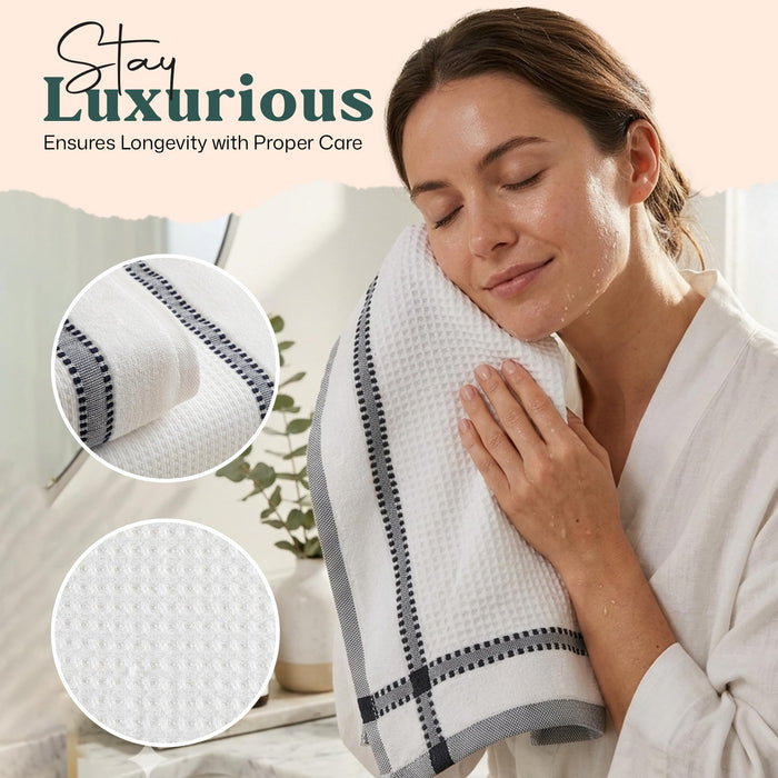 Patrisa Hand Towel 20x30 inch White