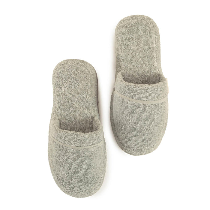 Solid Unisex Indoor House Slippers Smoke Green