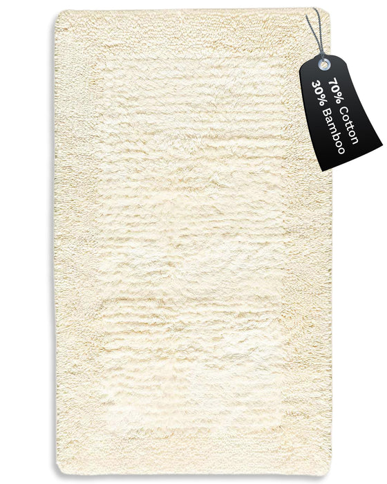Eleta Bath Mat 16x24 inch Ecru