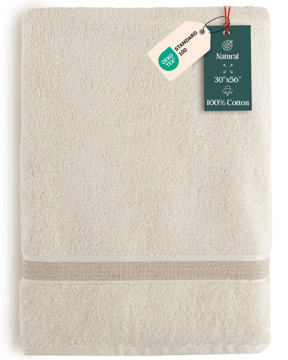 Stella Bath Towel 30x56 inch Natural