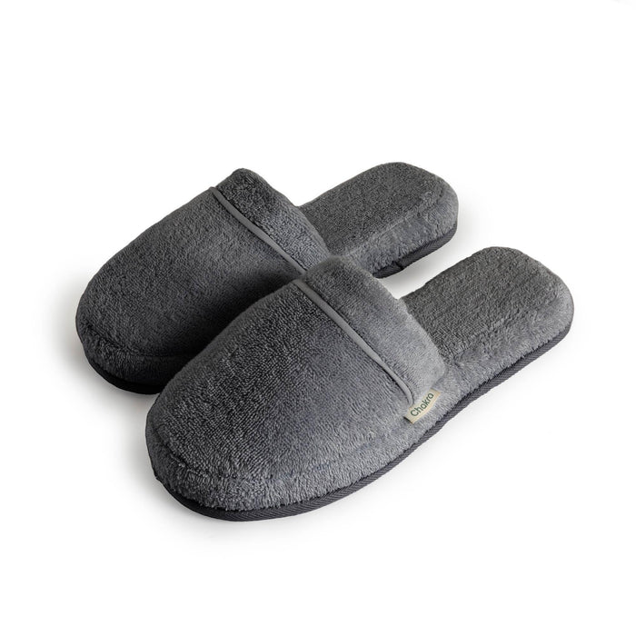 Solid Unisex Indoor House Slippers Anthracite