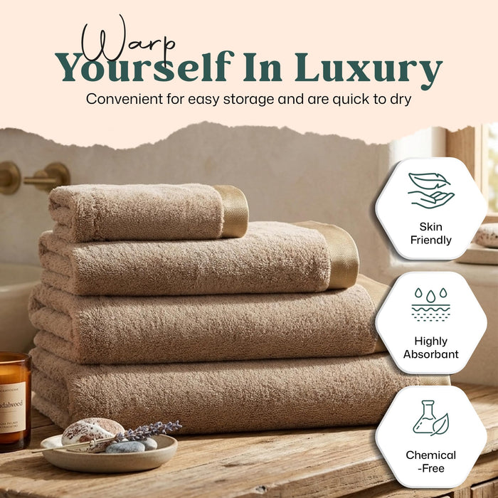 Floss Hand Towel 20x30 inch Dark Beige