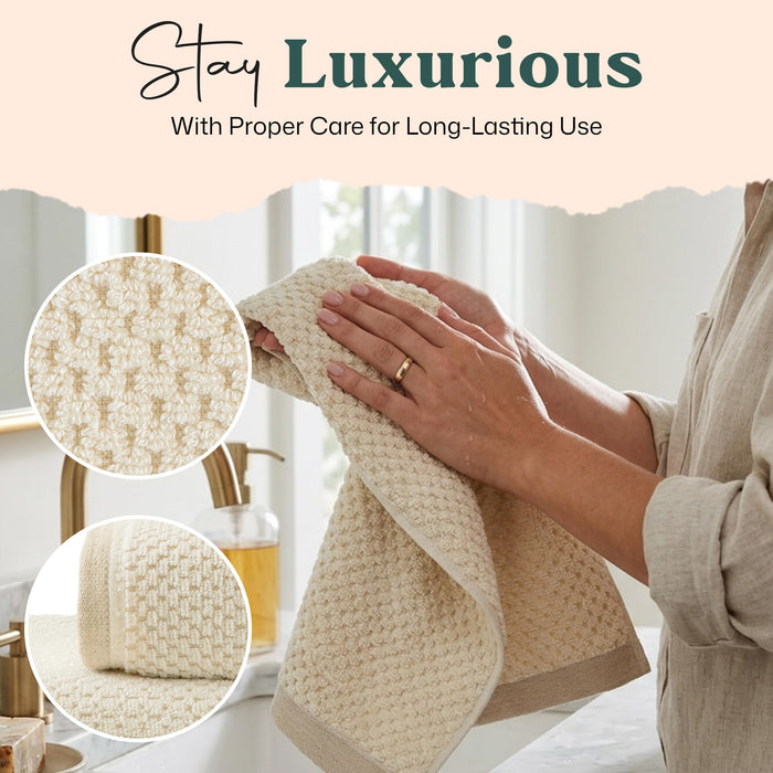 Isola Washcloth 13x13 inch Natural