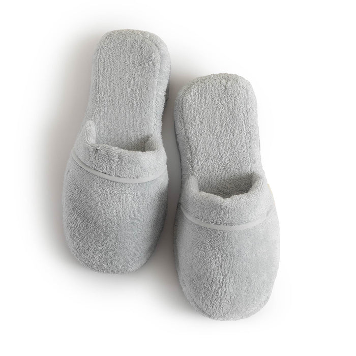 Solid Unisex Indoor House Slippers Grey
