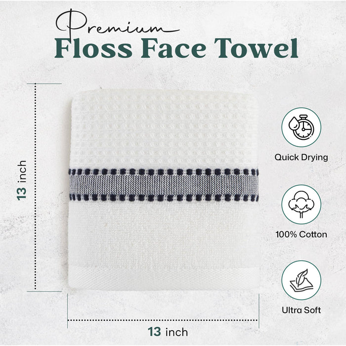 Patrisa Washcloth 13x13 inch White