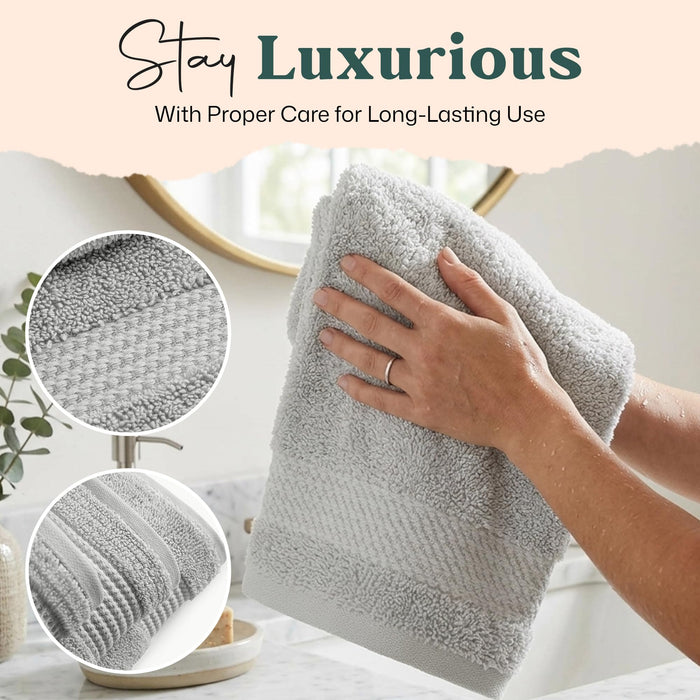 Eva Washcloth 13x13 inch Pearl Blue