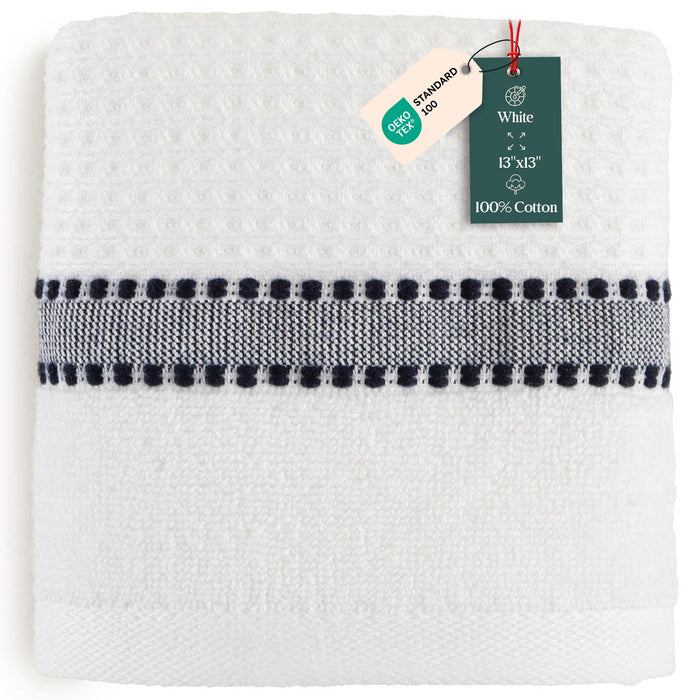 Patrisa Washcloth 13x13 inch White