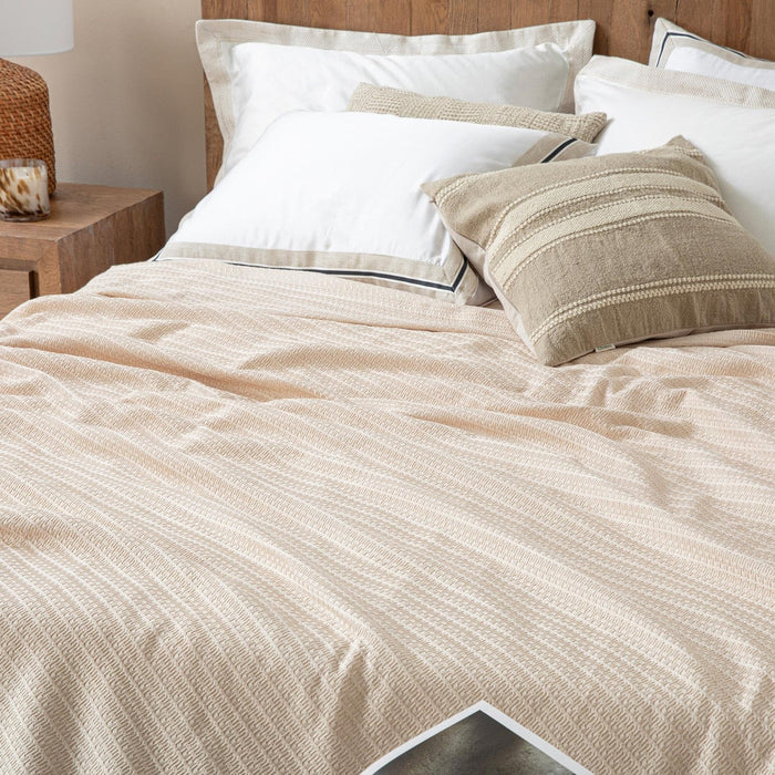 Palmita Single Size Pique 63x87 inch Beige