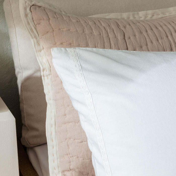 Nova Duvet Cover Set 90x92 inch White