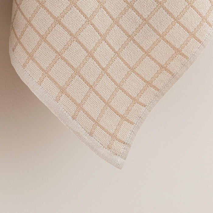 Peine Kitchen Towel 16x24 inch Pack of 2 Ecru / Beige