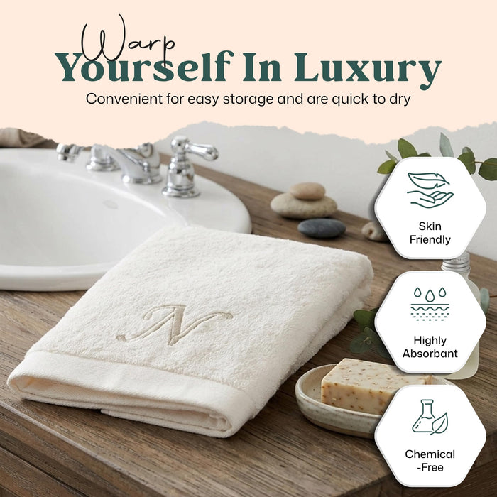 Solid Hand Towel 20x30 inch (N) Ecru