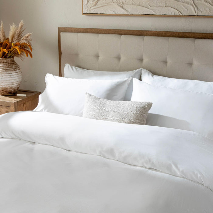 Colbert Cal King Duvet Cover 106x92 inch Ecru