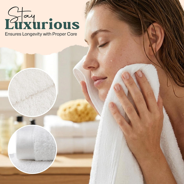 Floss Hand Towel 20x30 inch White