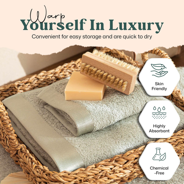 Floss Washcloth 13x13 inch Smoke Green