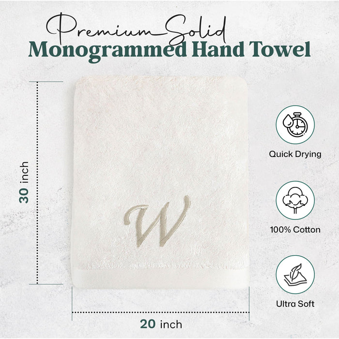 Solid Hand Towel 20x30 inch (W) Ecru
