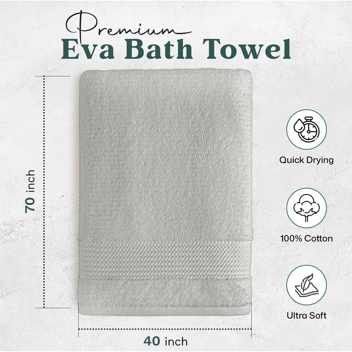 Eva Bath Sheet 40x70 inch Pearl Blue