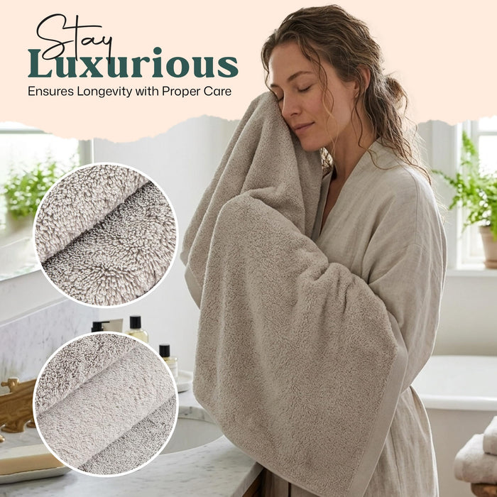Solid Bath Towel 30x56 inch Grey