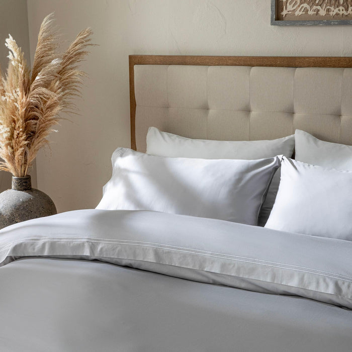 Glad Duvet Cover Set 90x92 inch Grey