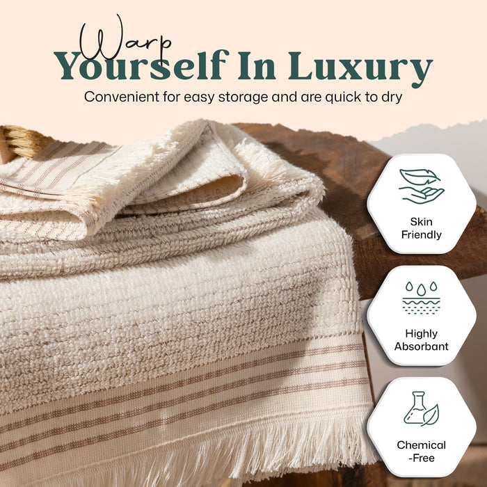 Soire Hand Towel 20x30 inch Natural