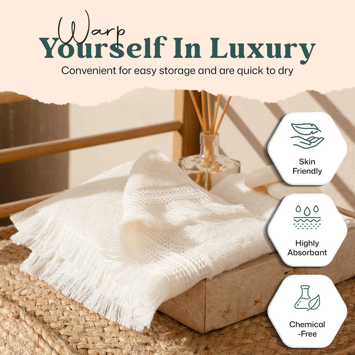 Debora Hand Towel 20x30 inch Ecru