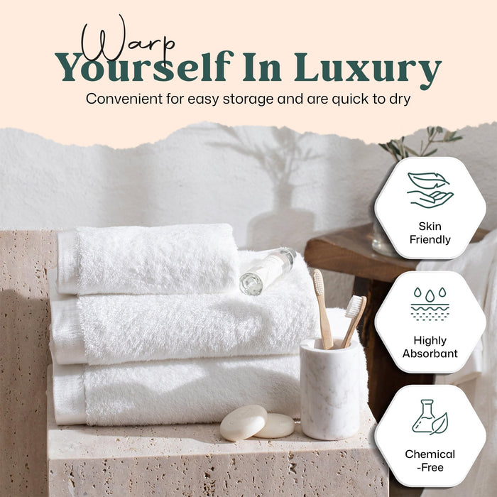 Floss Hand Towel 20x30 inch White