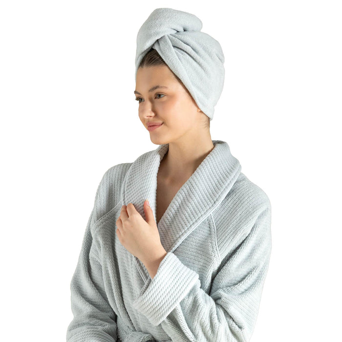 Solid Hair Bonnet Pearl Blue