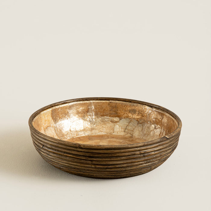 Innoq Round Decorative Bowl 14 inch Pearl