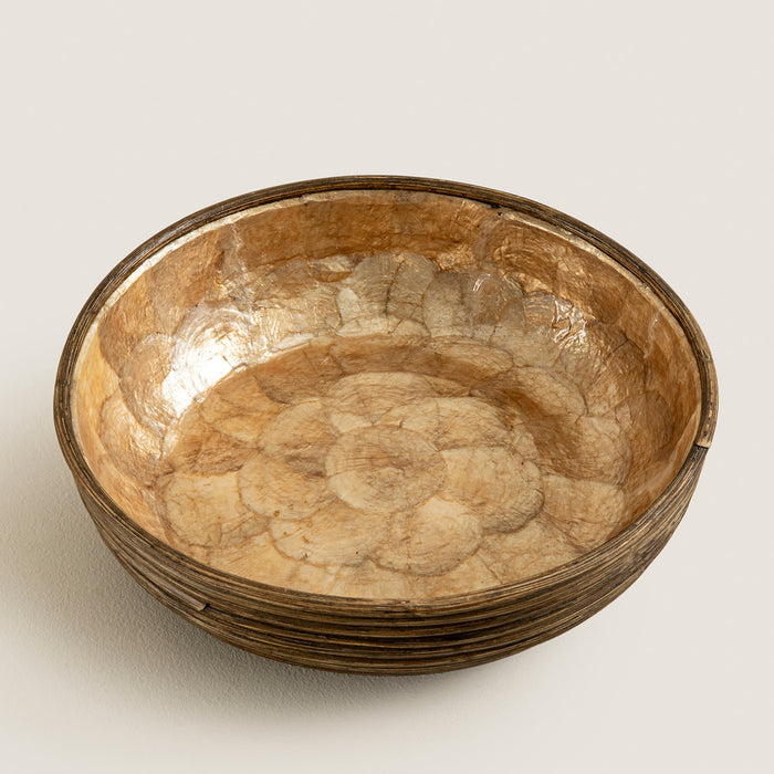 Innoq Round Decorative Bowl 14 inch Pearl