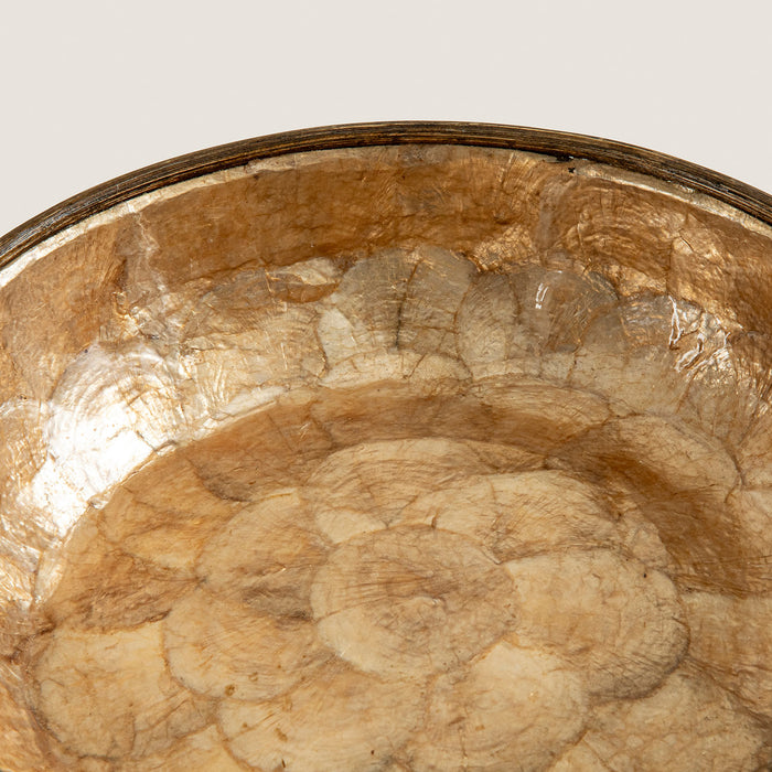 Innoq Round Decorative Bowl 14 inch Pearl