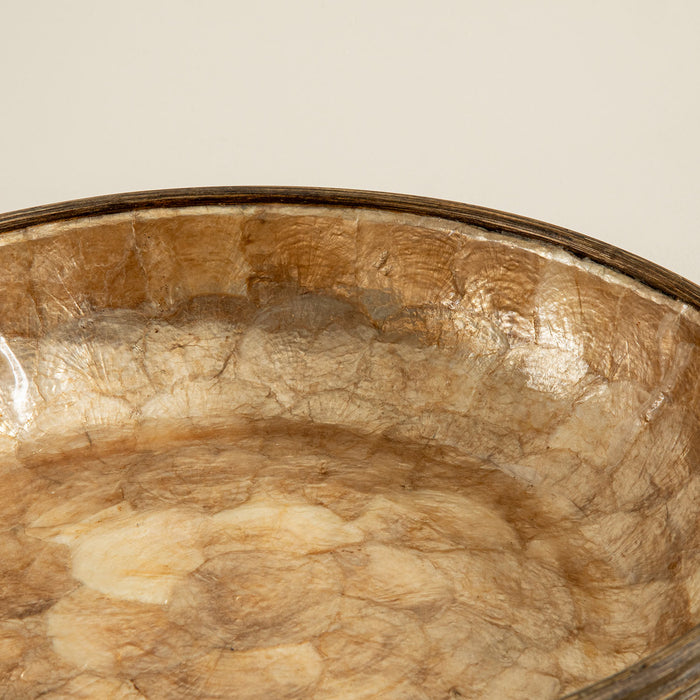 Innoq Round Decorative Bowl 16 inch Pearl