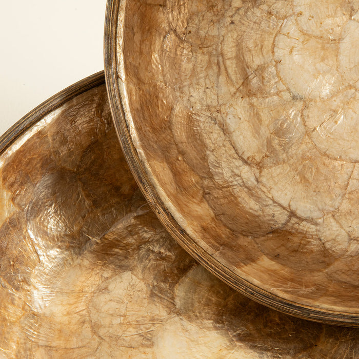 Innoq Round Decorative Bowl 16 inch Pearl