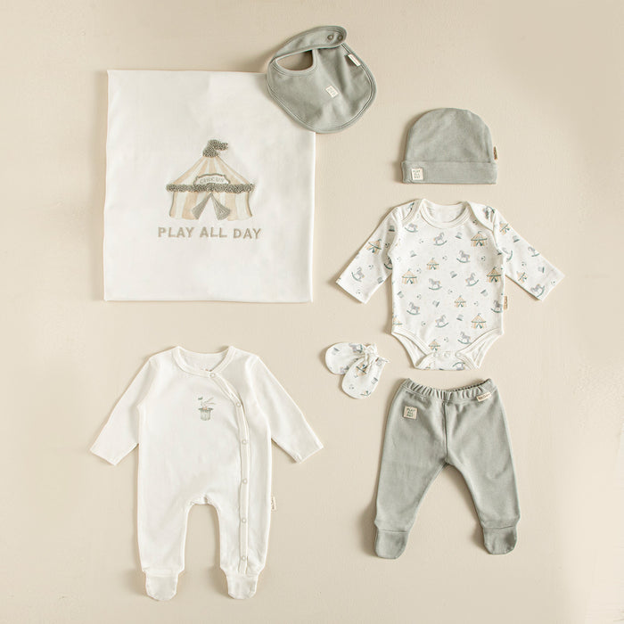 Cute Circus Newborn Hospital Set Pack of 7
