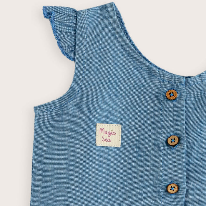 Magic Sea Romper Blue