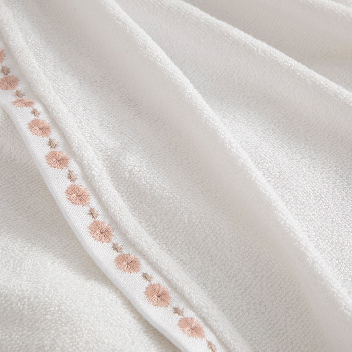 Flarissa Unisex Terry Cloth Bathrobe White